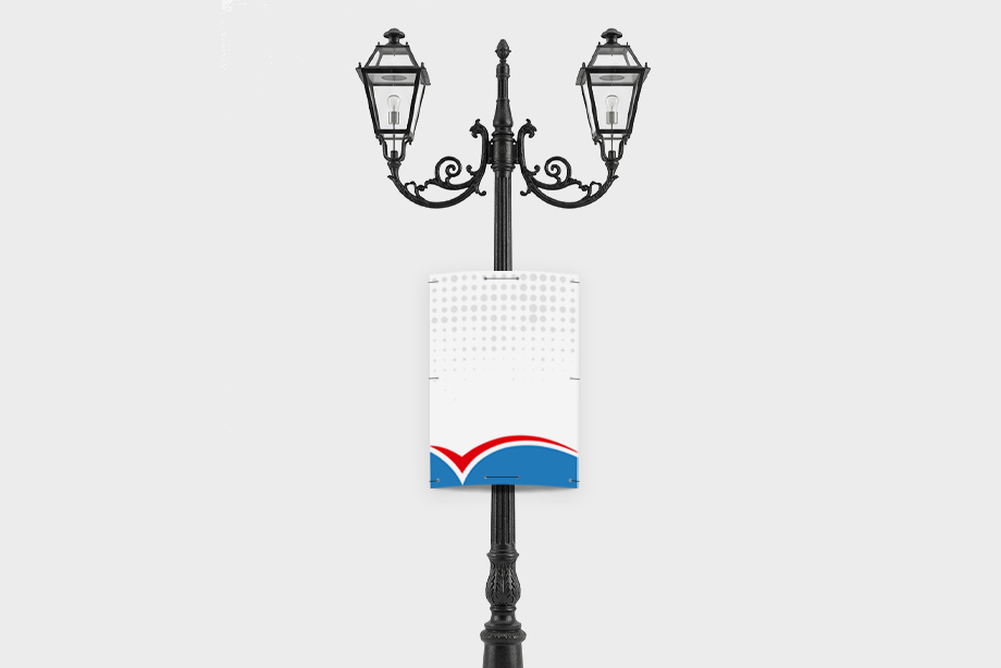 Individuell bedruckte Hohlkammerplakate für wetterfeste Außenwerbung und Wahlplakate